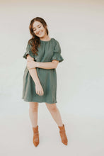 Load image into Gallery viewer, EVERGREEN COTTON DRESS
