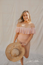 Load image into Gallery viewer, ROSE RUFFLE SWIMSUIT
