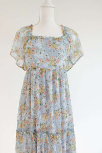Yours Truly Floral Dress