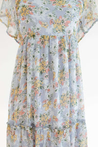 Yours Truly Floral Dress