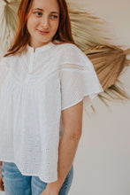 Load image into Gallery viewer, AMY EYELET BLOUSE TOPS Opal&#39;s Mae
