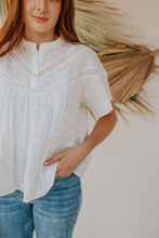 Load image into Gallery viewer, AMY EYELET BLOUSE TOPS Opal&#39;s Mae
